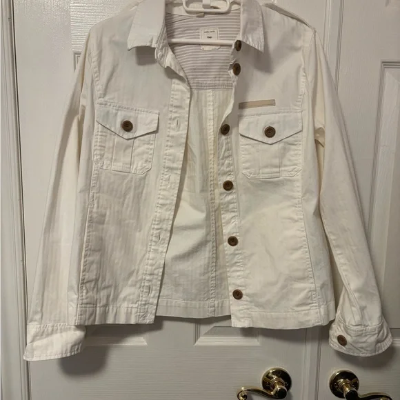 GAP White Utility Jacket (S) - Picture 4 of 4